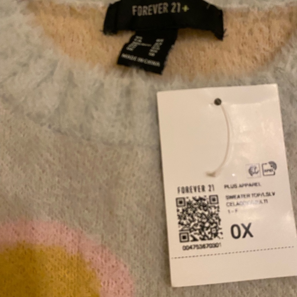 Forever 21 Soft Pastel Crew Neck Sweater